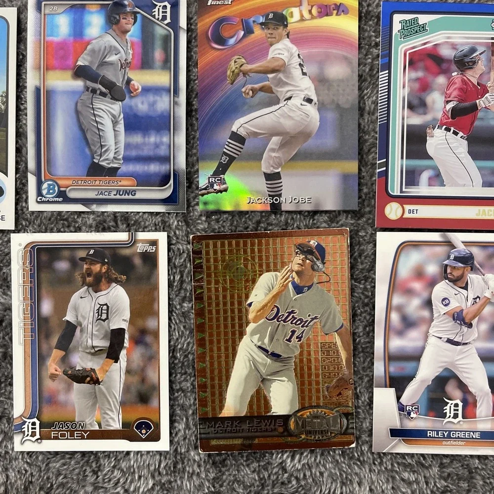 Detroit Tigers Baseball 37 Card Lot -‎ Stars, Rookies, Inserts, Parallels